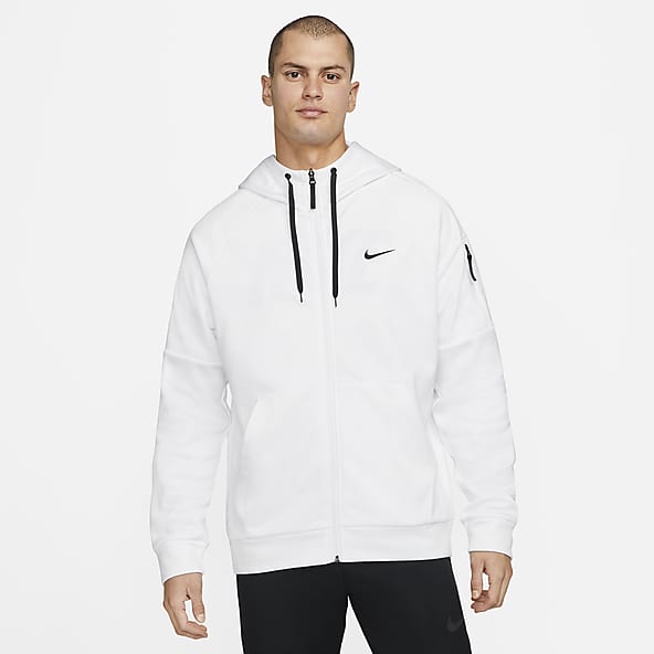 Mens White Hoodies Pullovers. Nike